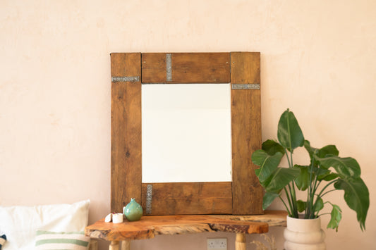 Repurposed scaffold mirror